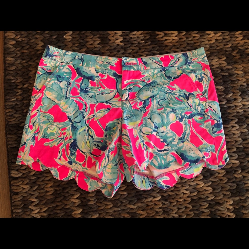 Lily Pulitzer Buttercup shorts size 10, like new!